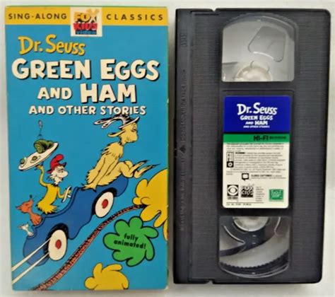 Vhs Dr Seuss Sing Along Classics Green Eggs And Ham And Other Stories