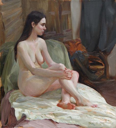 Nude Model Peinture par Анатолий Коробкин Artmajeur
