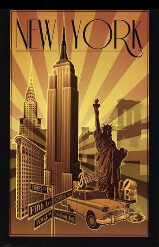 Art Deco Posters Poster Art Print Poster Deco New York New York