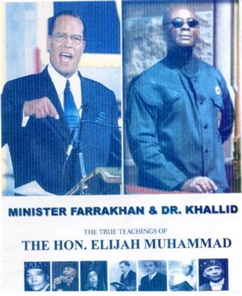 Louis Farrakhan And Khalid Muhammad True Teachings Of Elijah Muhammad