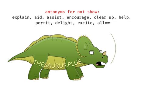 15 Not Show Antonyms Full List Of Opposite Words Of Not Show