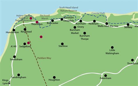 Fantastic Map Of North Norfolk Coast Of All Time Check It Out Now