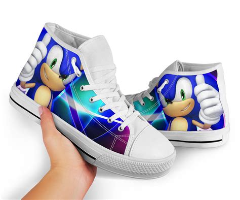 Sonic The Hedgehog Shoes High Top Sneakers For Women Uscoolprint