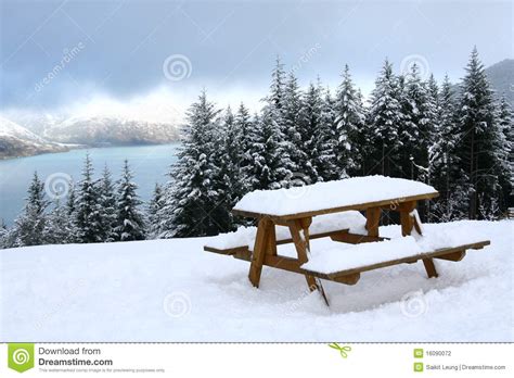 Snow View Of Queenstown New Zealand Stock Photo Image