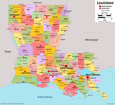 Show Map Of Louisiana Zone Map