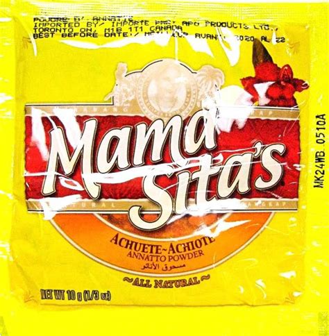 Mama Sitas Annatto Powder 10g Walmart Canada