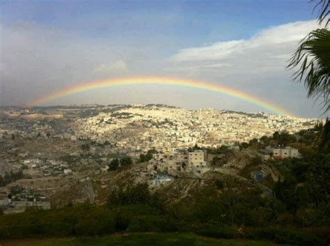 Rainbow Over Jerusalem Israel Pinterest Jerusalem And Rainbows