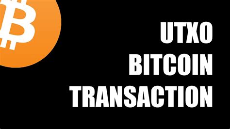 Bitcoin Basics Transactions And Utxos Youtube