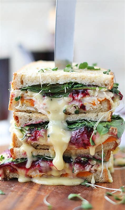 Leftover Thanksgiving Turkey Brie And Cranberry Panini Recipe In