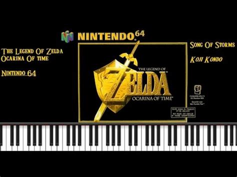 Download sheet music for ocarina. Piano - Song of Storms (Zelda: Ocarina of Time) - YouTube