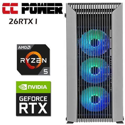 CC Power 26RTX I Gaming PC AMD Ryzen 5 W RTX 2060 CCPWR26RTX I