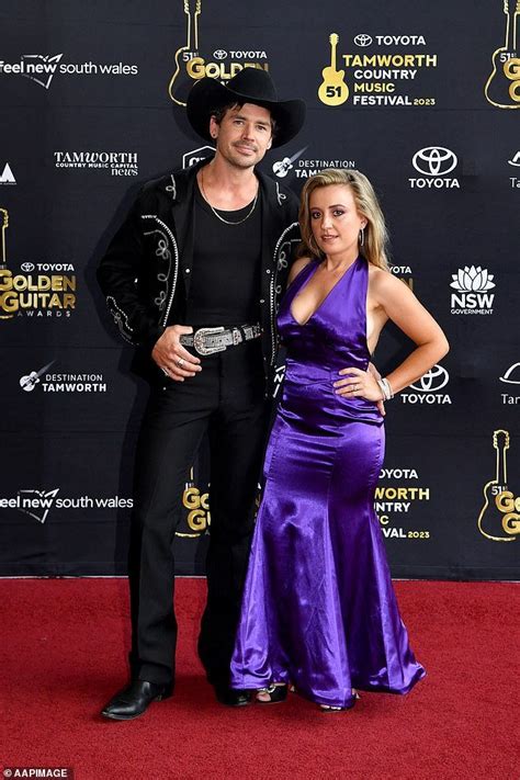 Jesse Anderson And Kirsty Lee Akers At The Golden Guitar Awards In Tamworth