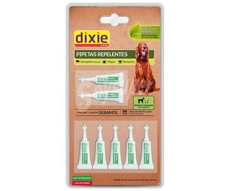 Dixie Pipetas Insecticidas Para Perros De Talla Grande 7 Uds De 2 Ml