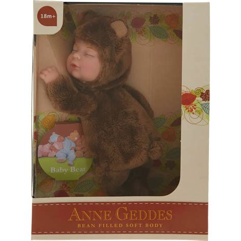 Anne Geddes Inch Baby Light Brown Bear Doll Bean Filled 42 Off