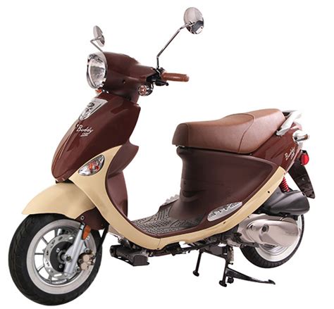 One feature that went unmentioned is the set of footpads that give you an excellent grip for your feet. 2014 Genuine Buddy 170i - Mocha | Scooter, Motorcycles for ...
