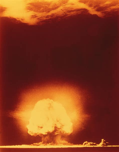 First Atomic Explosion At Los Alamos Photograph By Los Almos National