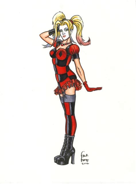 Harley Quinn Bop Style Sketch Card Illustration Drawing And Illustration