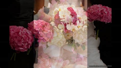 White Hydrangea And Red And Pink Rose Centerpieces Youtube