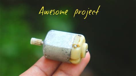 Awesome Diy Project With Dc Motor At Home Youtube