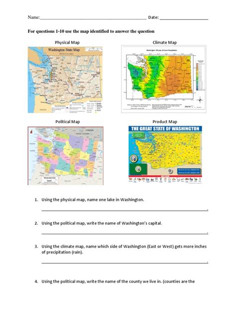 Map Skills 101 Collection Lesson Planet 6th Grade Map Skills