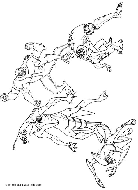 5 Ben 10 Wildvine Coloring Pages Full Update