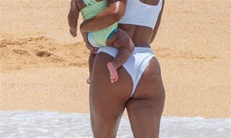 Kevin Harts Wife Eniko Parrish Soaks Up The Sun In A White Two Piece