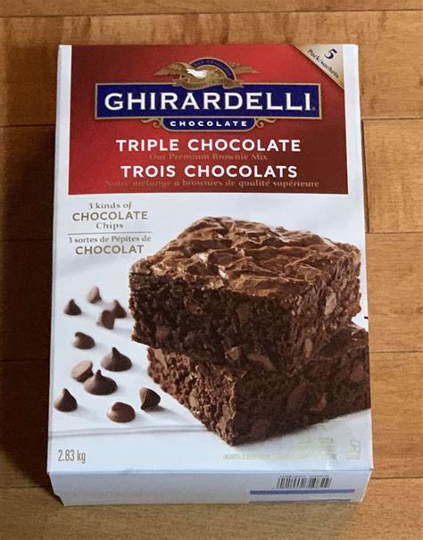 Costco Ghirardelli Triple Chocolate Brownie Mix Review Costcuisine