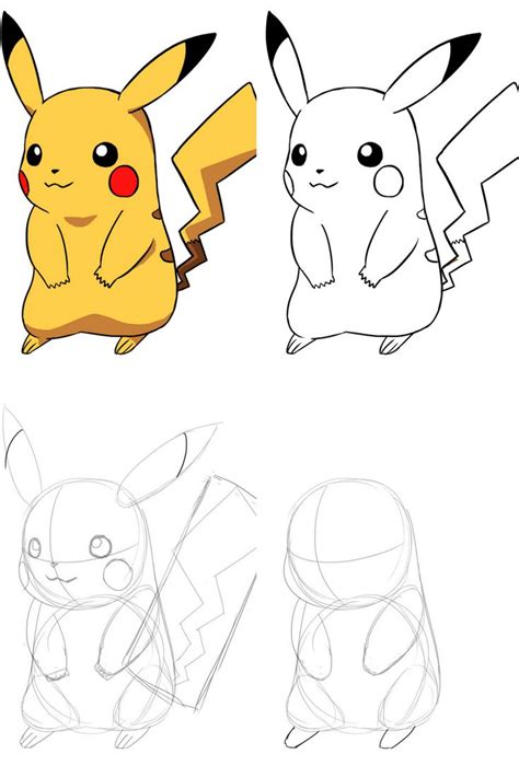 5 Dessins Faciles à Faire Dibujos Sencillos Arte Pikachu Dibujos