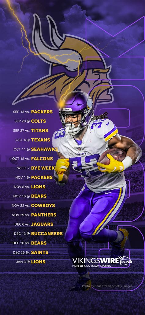 Mn Vikings Schedule 2021 22 Printable