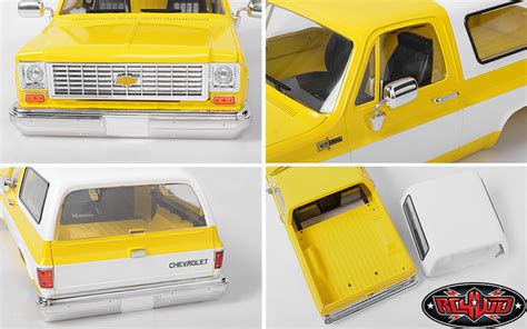 Rc4wd Chevrolet Blazer Hard Body Complete Set Yellow