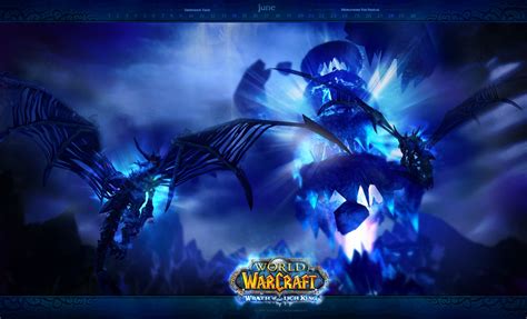 Fond Décran Bleu Dragon World Of Warcraft Wrath Of The Lich King