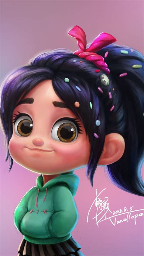 Cute Cartoon Girl Princess Vanellope Smile Hd Phone Wallpaper Pxfuel