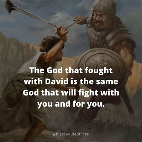 “the God That Fought With David Is The Same God That Will Fight With