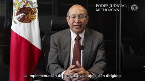 Mensaje Del Magistrado Presidente Jorge Reséndiz García En El Marco Del