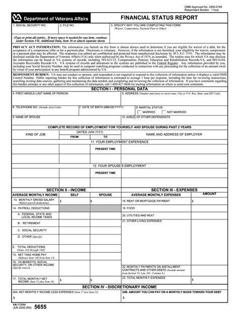 Va 5655 2009 2024 Form Fill Out And Sign Printable Pdf Template