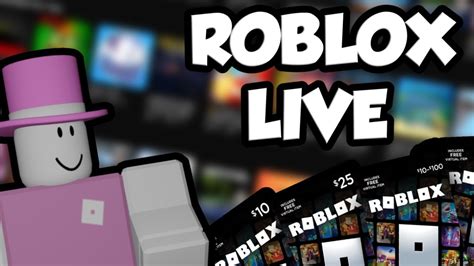 🔴robux Giveaways Roblox Live Youtube