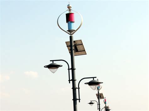 Vertical Wind Turbine Street Light Shelly Lighting