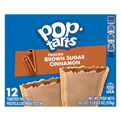 save on pop tarts toaster pastries frosted brown sugar cinnamon 12 ct order online delivery