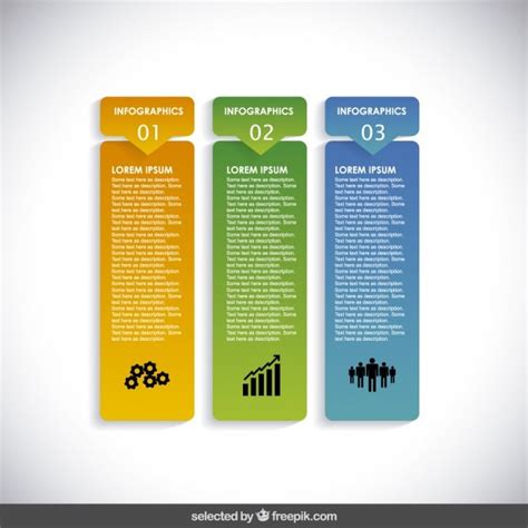 Free Vector Vertical Infographic Banners