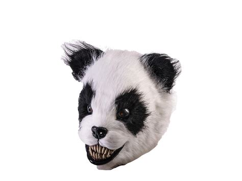 Scary Panda Latex Adult Costume Mask