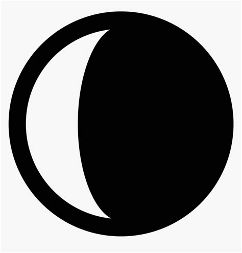 Half Moon Emoji Png Waning Crescent Moon Icon Transparent Png Kindpng