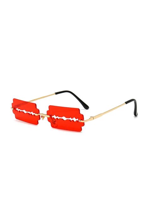 Red Razor Blades Fashion Glasses Perth Hurly Burly