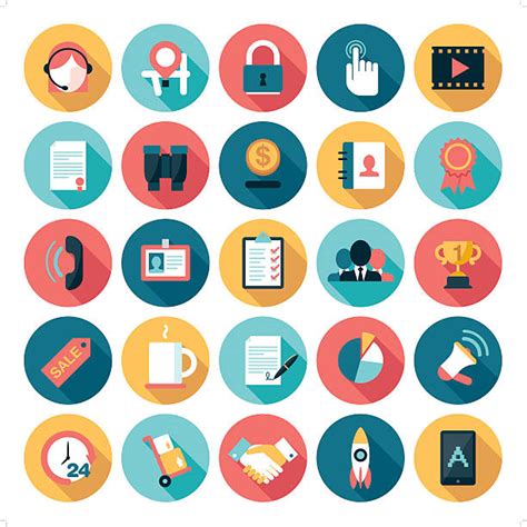 Business Icons Clip Art Vector Images And Illustrations