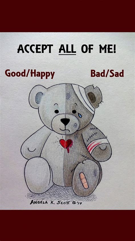 Broken Teddy Bear Drawing