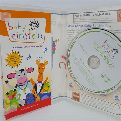 Baby Einstein Numbers Nursery Dvd Counting 1 10 Languages Activities Ebay