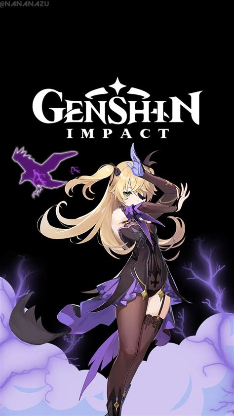 Maybe you would like to learn more about one of these? Genshin Impact Fischl Wallpaper Android | Cute anime ...