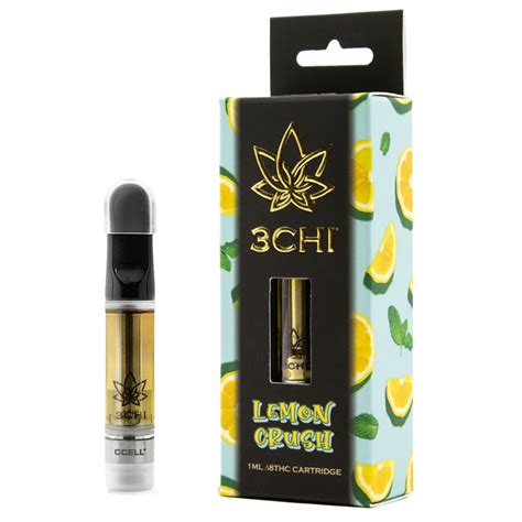 3chi Delta 8 Thc Vape Cartridge Lemon Crush Cdt 1ml Leafly