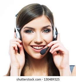 Portrait Woman Customer Service Worker Call Stock Photo Shutterstock
