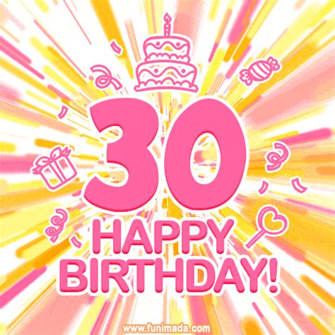50th birthday meme happy 50 birthday funny birthday quotes funny for her birthday wishes for women happy birthday images happy birthday funny birthday memes to wish your love ones are here. Happy 30th Birthday Animated GIFs - Download on Funimada.com