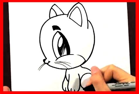 Cute Cat Face Drawing Free Download On Clipartmag